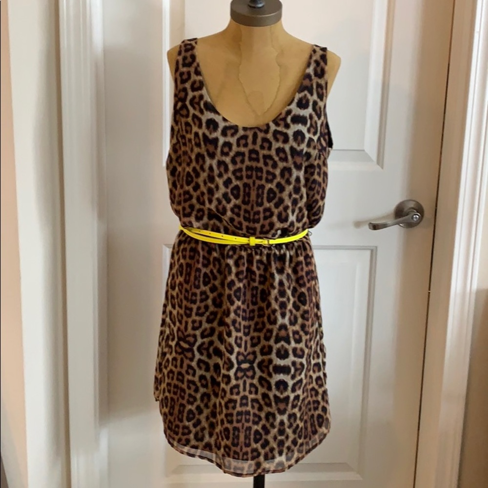 Leopard print dress
